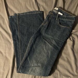 Paris Blues Dark Wash Straight Leg Jeans